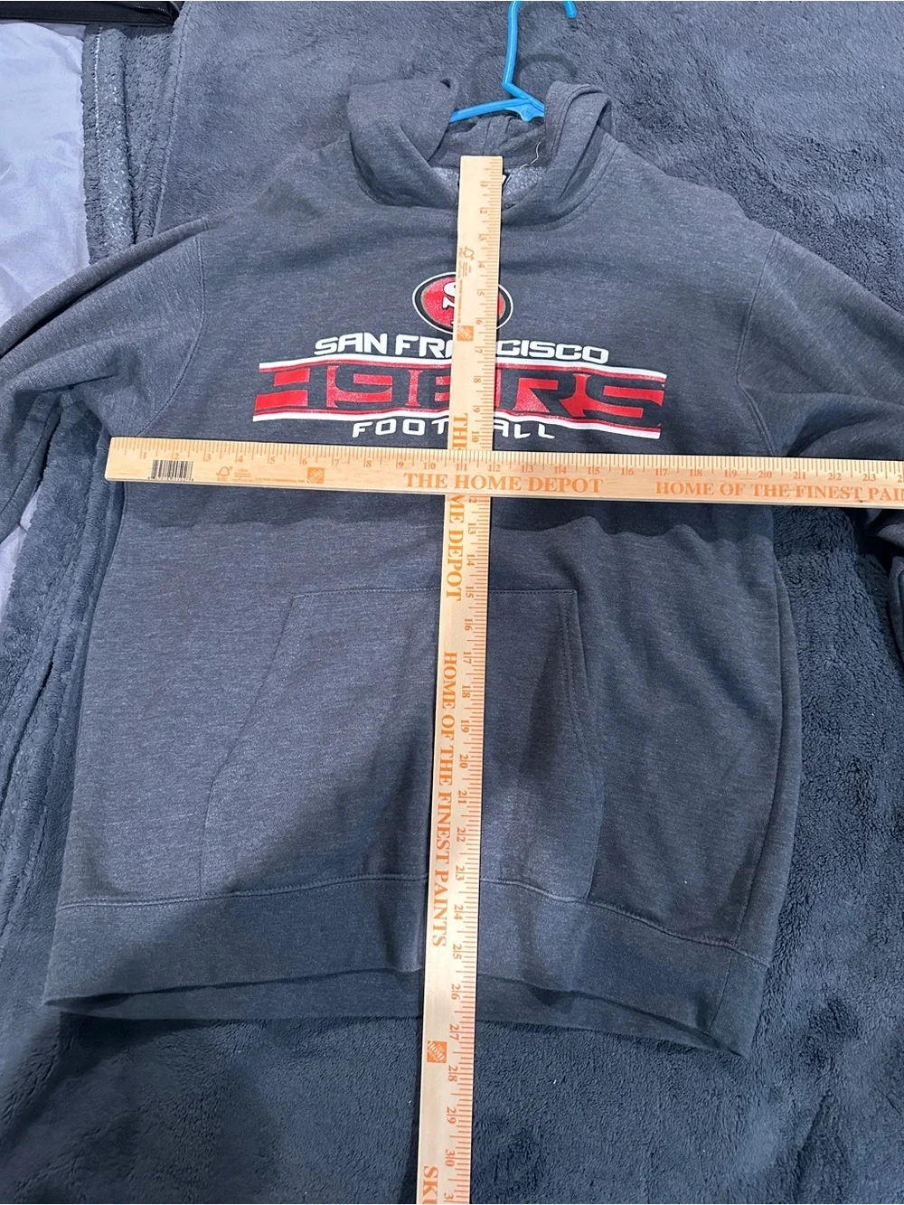 NFL Team Apparel San Francisco 49ers Hoodie Sweatshirt Size Large Pre-Owned